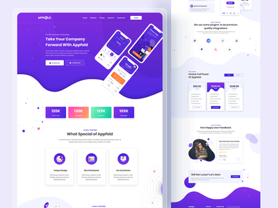 Appfold - 应用登陆页面(Appfold - app Landing page)