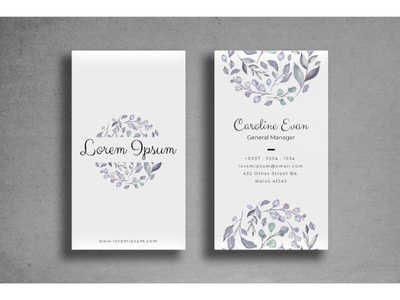 名片总经理简介(Business Card General Manager Profile)