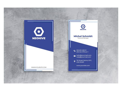 名片个人经理身份(Business Card Personal Manager Identity)