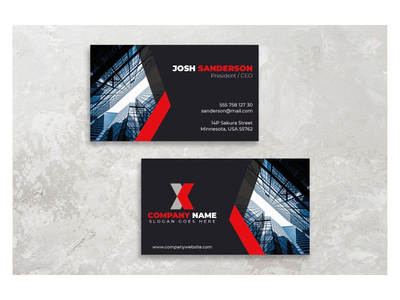 名片个人身份品牌(Business Card Personal Identity Brand)