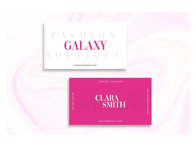名片时尚精品模板(Business Card Fashion Boutique Template)