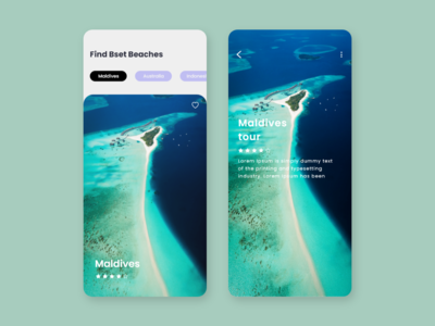 旅游 - iOS 应用程序概念 [Light](Tourism - App concept for iOS [Light])