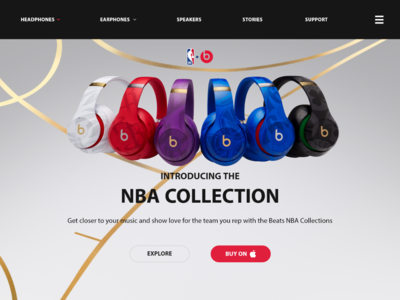 Beats 登陆页面(Beats Landing Page)