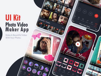 照片视频制作 UI 套件(Photo Video Maker UI Kit)