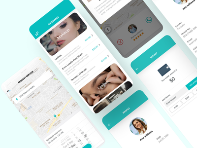 沙龙美容点播移动应用(salon beauty on demand mobile app)