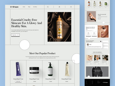 美容产品网站..(Beauty Product Website..)