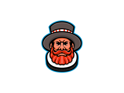 Beefeater 或 Yeoman 头吉祥物(Beefeater or Yeoman Head Mascot)