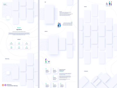 行为演示模板 2(Behance Presentation Template 2)
