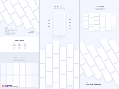 行为演示模板 3(Behance Presentation Template 3)