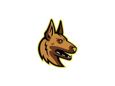 比利时玛利诺犬吉祥物(Belgian Malinois Dog Mascot)