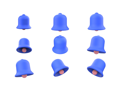 贝尔 3D 图标(Bell 3D icon)