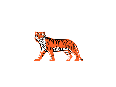孟加拉虎全身吉祥物(Bengal Tiger Full Body Mascot)