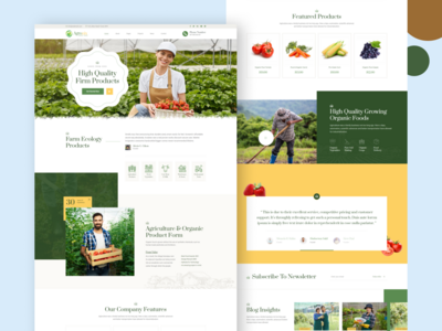 Bennebos - 有机农场农业 HTML 模板(Bennebos -Organic Farm Agriculture HTML Template)