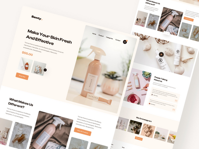 Bewty 产品登陆页面(Bewty Product Landing Page)