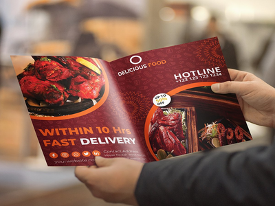 企业双折宣传册设计(Corporate Bi Fold Brochure  Design)