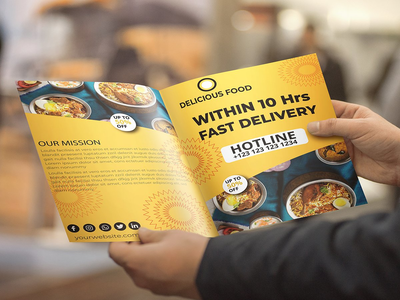 双折小册子设计(Bi Fold Brochure  Design)