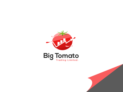 大番茄贸易公司标志(Big tomato trading company logo)