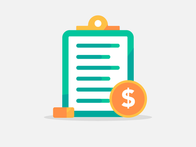 商业票据图标(Business Bills Icon)