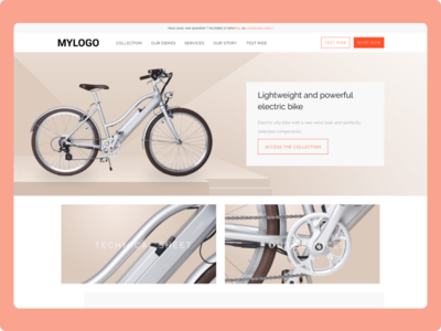 自行车登陆页面(Bike Landing Page)