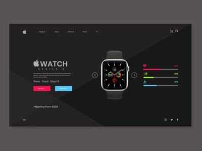 Apple Watch Series 5 登陆页面(Apple Watch Series 5 Landing Page)