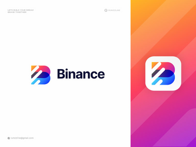 B字母标志-金融标志-加密钱包标志(B letter logo - Finance Logo - Crypto Wallet Logo)