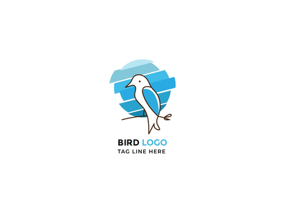 鸟标志设计(Bird logo design)
