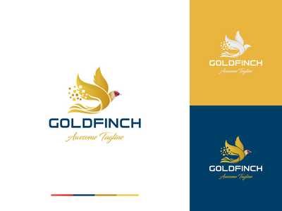 金翅雀标志(goldfinch logo)