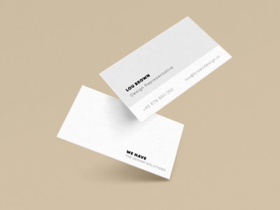 现代名片设计(Modern Business Card Design)