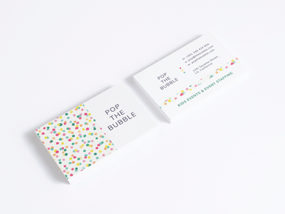 名片设计 - 儿童活动(Business Card Design - Kids Events)