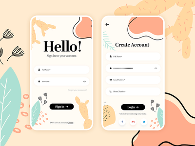 多用途登录应用程序设计(Multipurpose Login App Design)