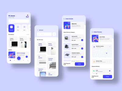 服务预订应用程序设计(Service Booking App Design)