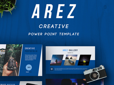 Arez - 创意电源点模板(Arez - Creative Power Point Template)