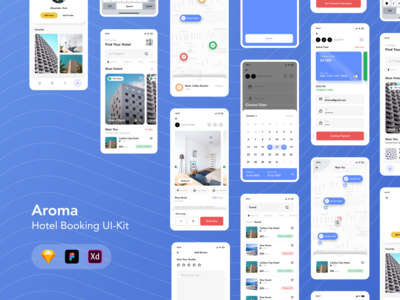 Aroma - 酒店预订 [UI-Kit](Aroma - Hotel Booking [UI-Kit])