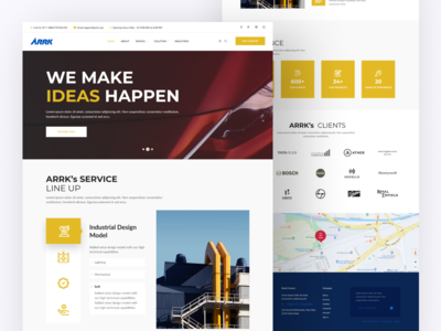 ARRK汽车登陆页面设计V1(ARRK Automotive Landing Page Design V1)