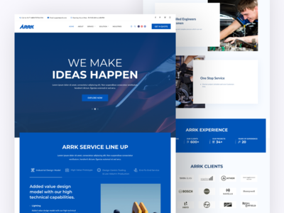 ARRK汽车登陆页面设计V2(ARRK Automotive Landing Page Design V2)