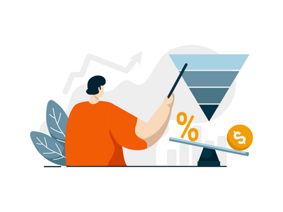 商业金融贷款的利息公式图标平面插图(interest formulas icon flat Illustration for business finance loan)