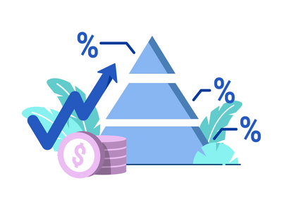 商业金融的通货膨胀率公式图标平面插图(inflation rate formula icon flat Illustration for business finance)