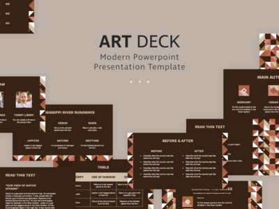 艺术的PowerPoint演示模板(Art PowerPoint Presentation Template)