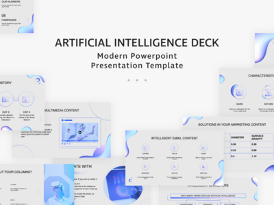 人工智能的PowerPoint演示模板(Artificial Intelligence PowerPoint Presentation Template)