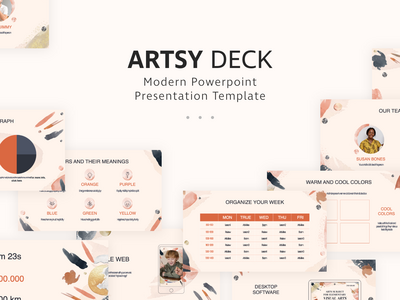 艺术的PowerPoint演示模板(Artsy PowerPoint Presentation Template)