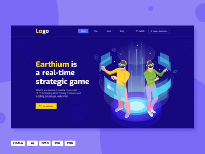 AR VR 游戏插图(AR VR Game illustrations)