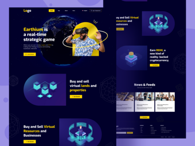 AR VR游戏网站首页(AR VR Game Website Home page)