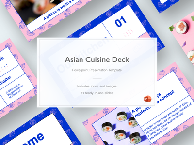 亚洲美食 - 终极演示模板(Asian Cuisine - Ultimate Presentation Template)
