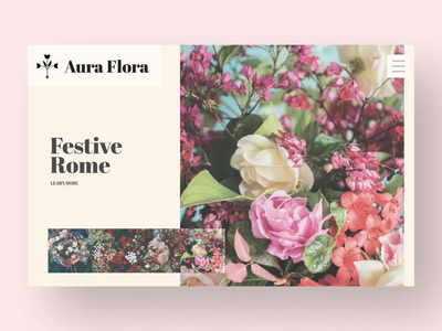 Aura Flora 网站(Aura Flora Website)