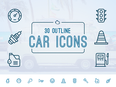 汽车/汽车图标(Auto / Car Icons)