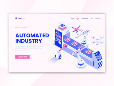 自动化行业登陆页面(Automated industry landing page)