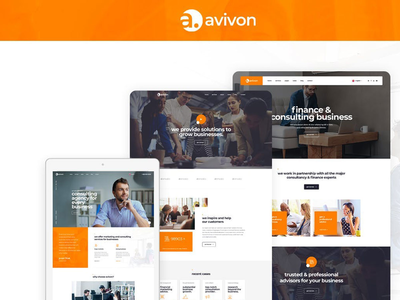 Avivon - 纯商业咨询和财务 HTML5(Avivon - Pure Business Consulting & Finance HTML5)