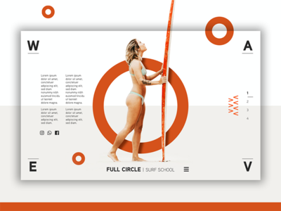 英雄标头 - 冲浪学校(Hero Header - Surf School)