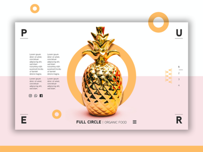 Hero Header - 有机食品(Hero Header - Organic Food)