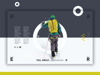 英雄标题 - 冒险峰(Hero Header - Adventure Peak)